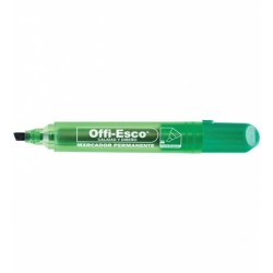 12 Marcadores Permanentes Offi Esco OE-520 Color Verde OFPOEC459_1
