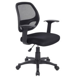 Silla De Oficina W-118a Negra 59x87x55cm
