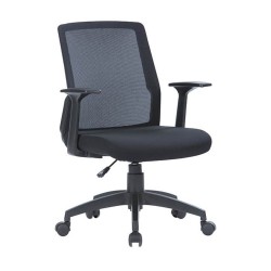 Silla De Oficina W-170a Negra 60x96x56cm