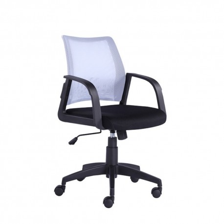 Silla Oficina Tukasa W127 Blanca 56x56x94cm Silla Oficina Tukasa W127 Blanca 56x56x94cm
