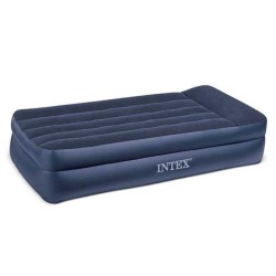 Colchón Inflable Sencillo Intex Azul Raised 99x191x42cm