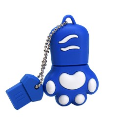 USB Garra Gato Cute Azul 16GB